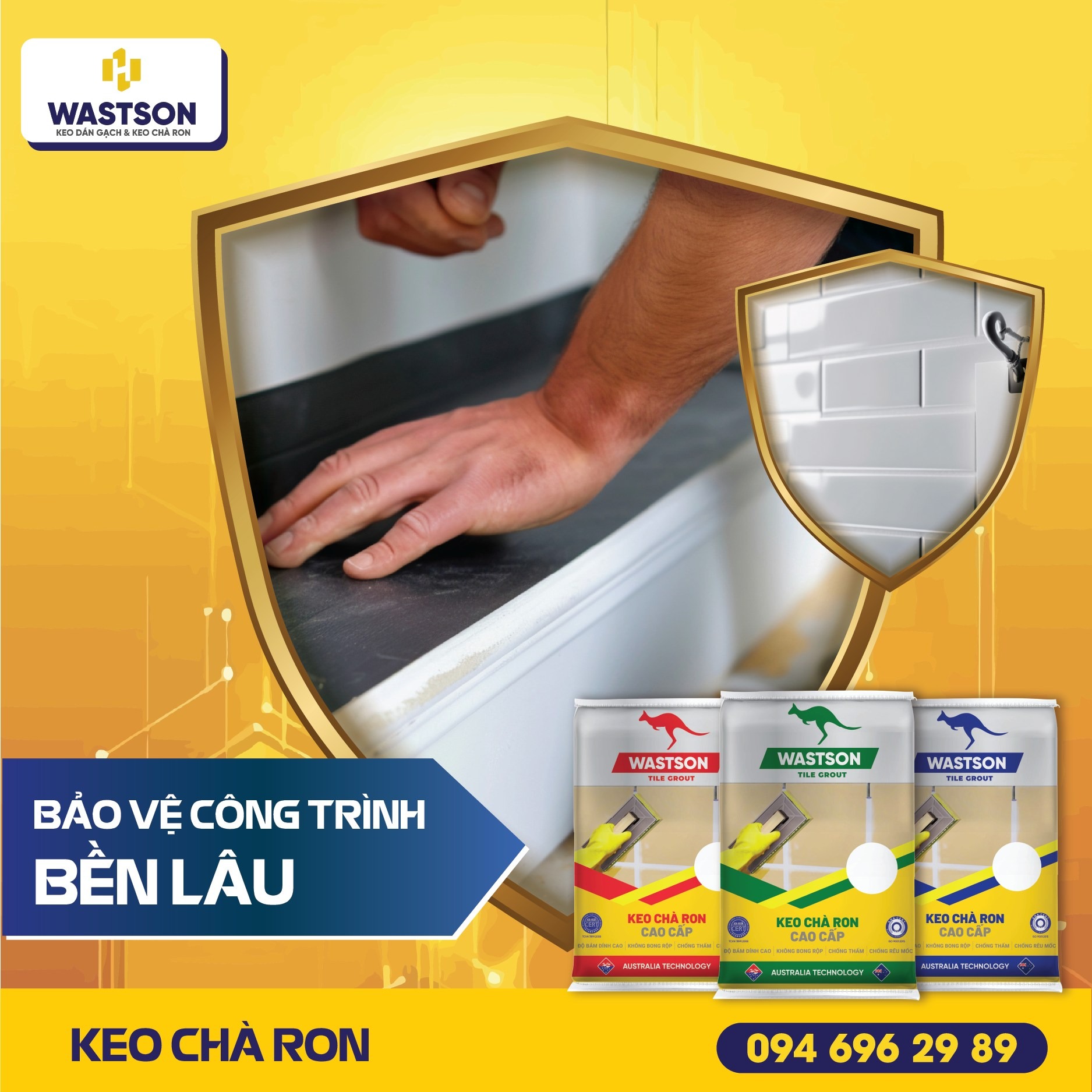 Keo dán gạch Laika cao cấp