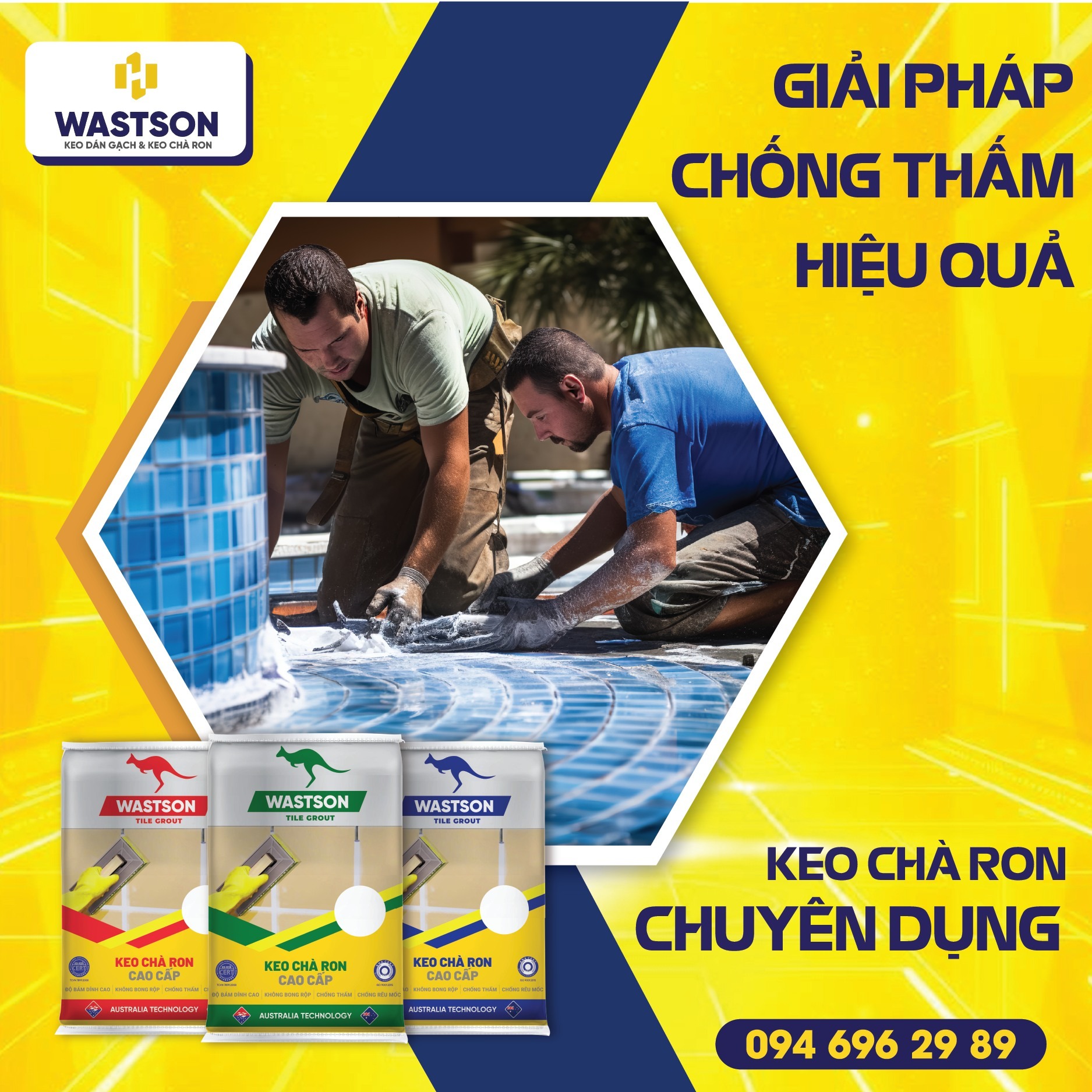 Keo dán gạch Wastson