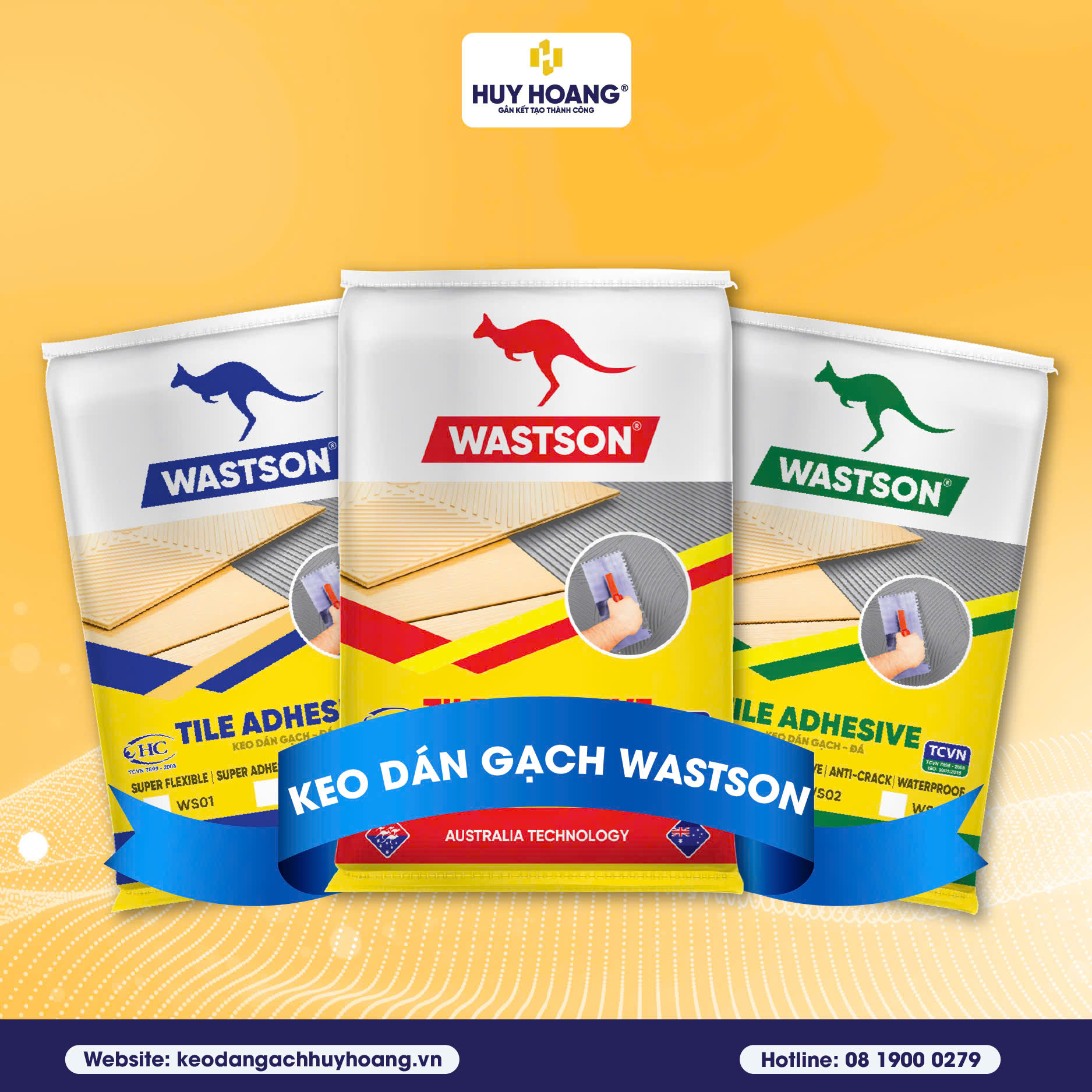 Keo dán gạch Wastson