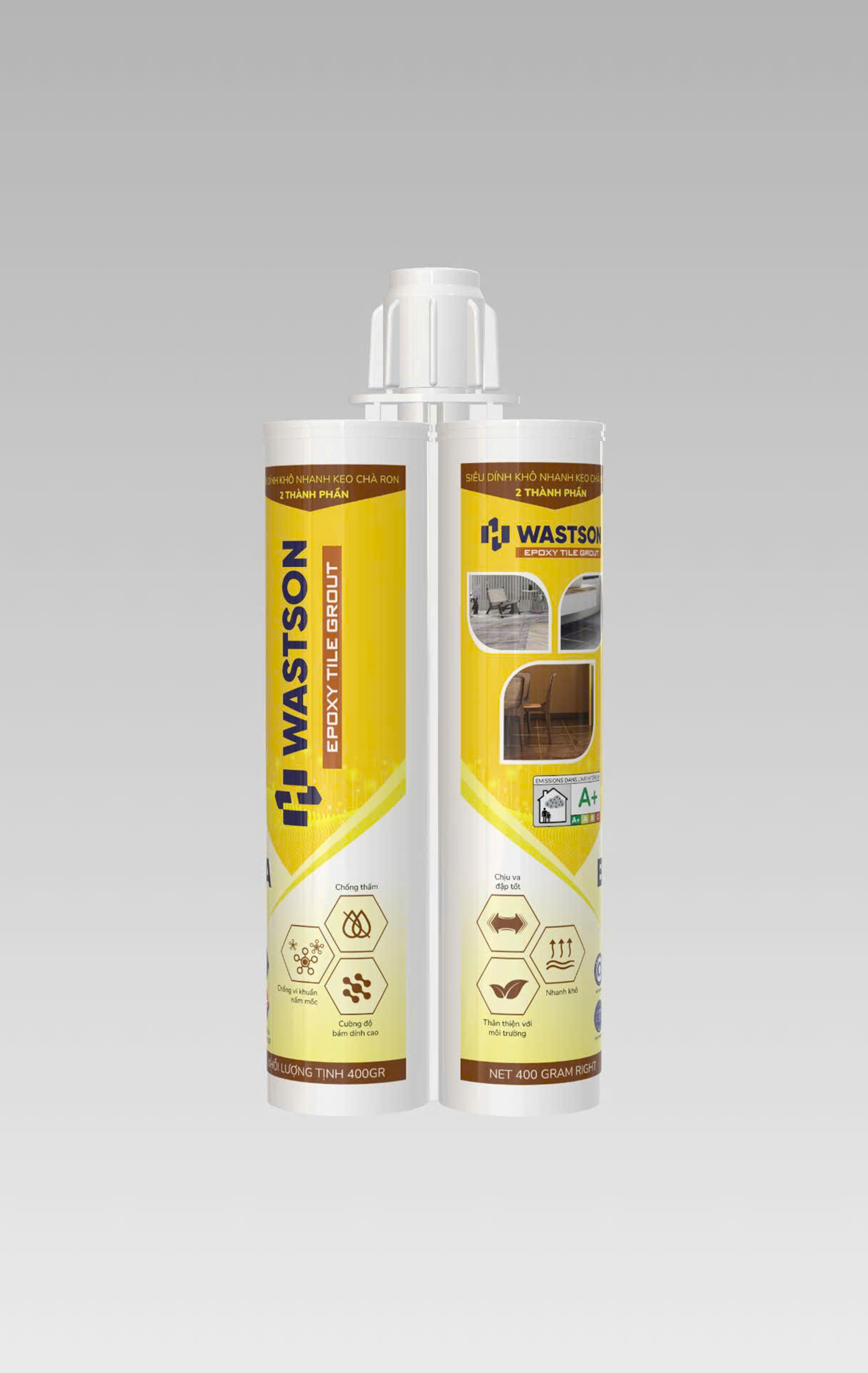Keo chà ron Epoxy 02 thành phần WASTSON